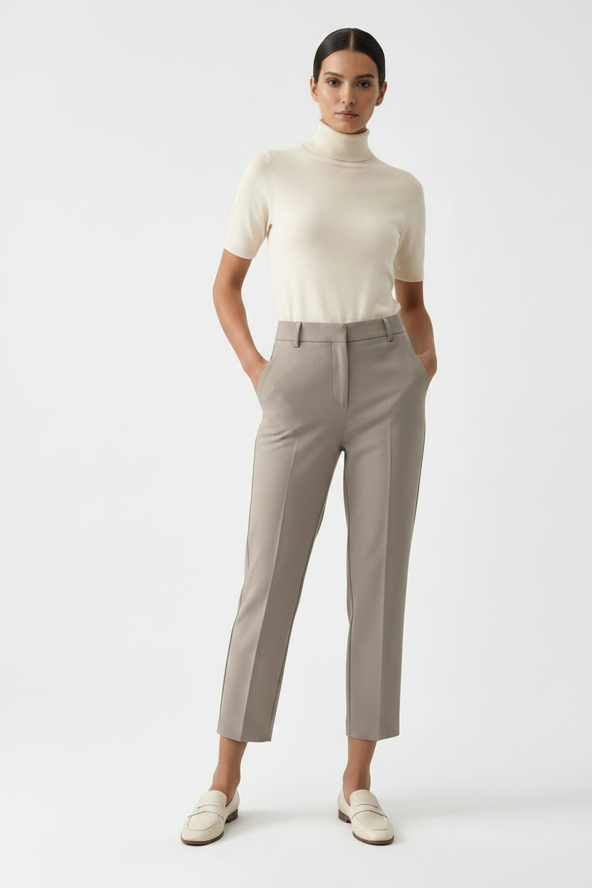 Zola Pin Tuck Trousers - Single Model
