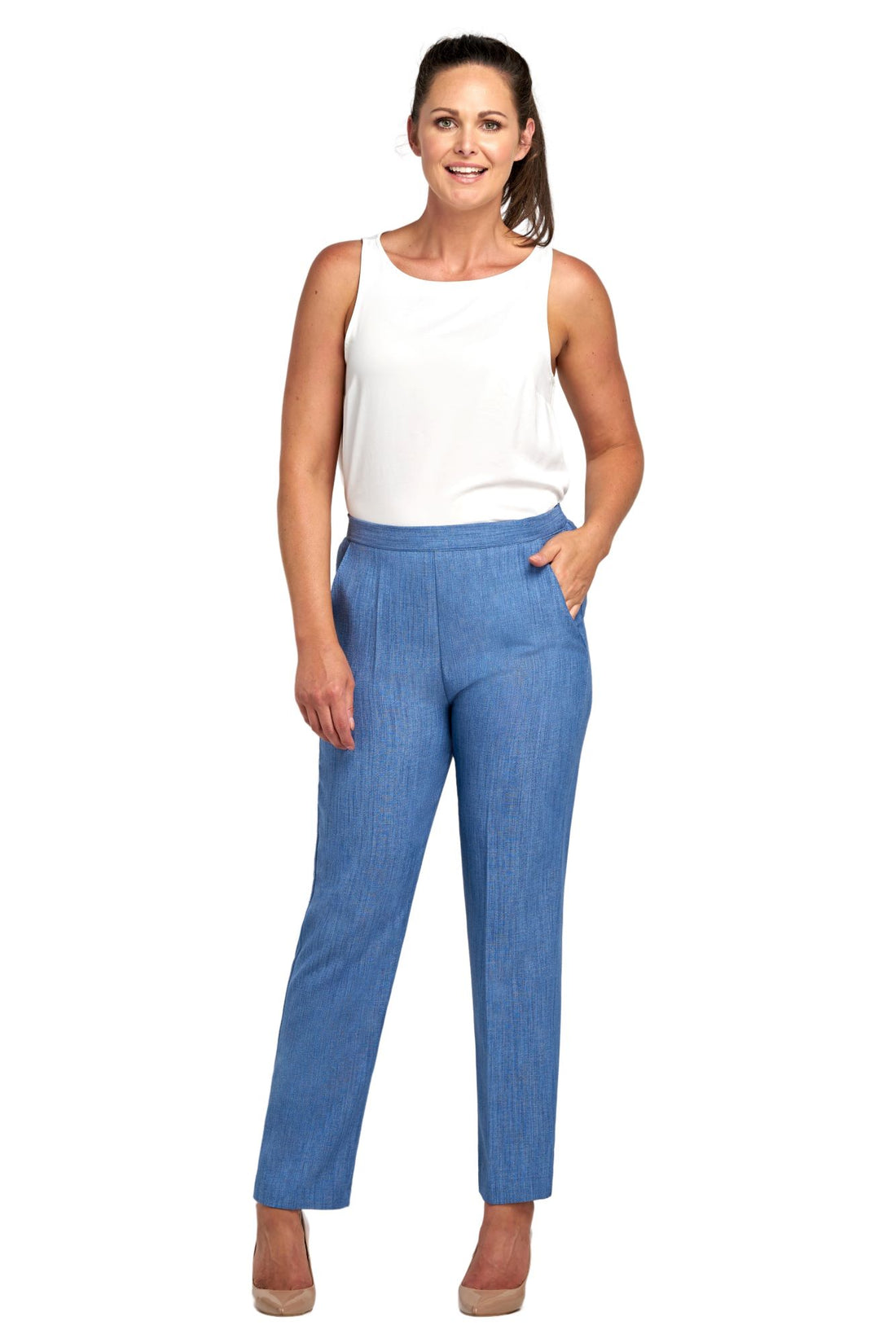 Faye Classic trouser in 27&quot; or 29&quot; leg by Pinns 108Ll Pop up shop