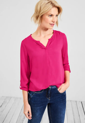 Pink shirt with Elasticated hem by  Cecil 343789