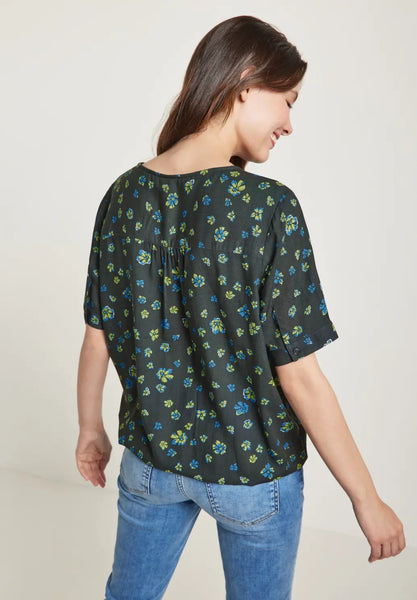 Cecil minimal flower print blouse in 3 colours 343931