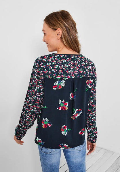 Flower print top by Cecil 343786