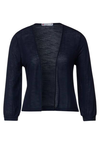 Street One bolero style short cardigan navy 319566