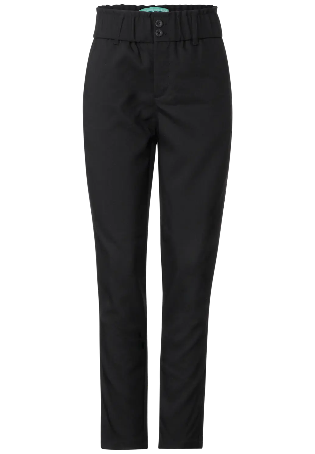Street One black twill trousers 376030