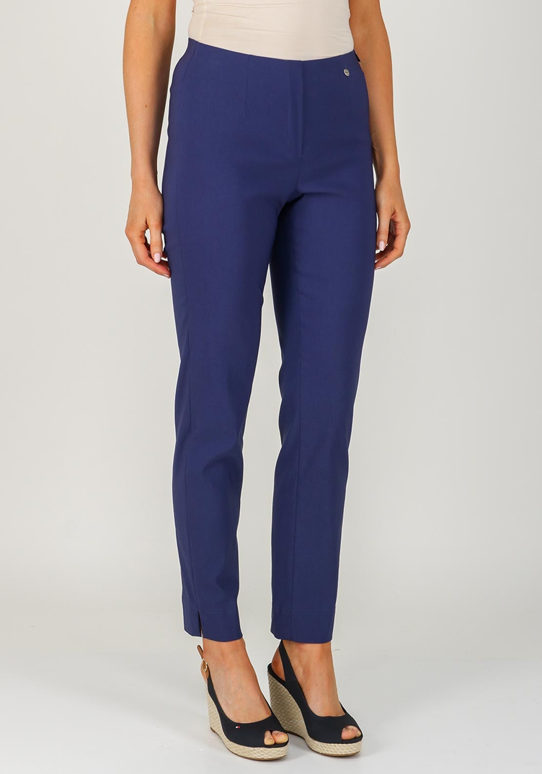 Robell MARIE Full Length Trousers French navy