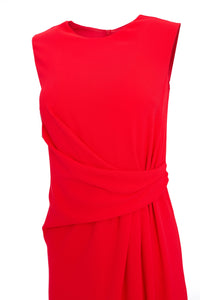 Red Sleeveless dress by Kate Cooper Kcs23104