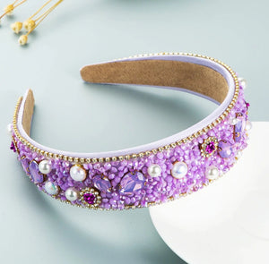 Jewel and Pearl encrusted headband