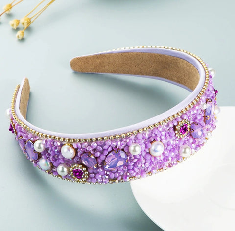 Jewel and Pearl encrusted headband