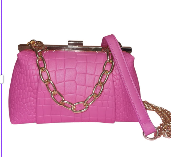 Tiffany quilted shoulder bag with chain and strap