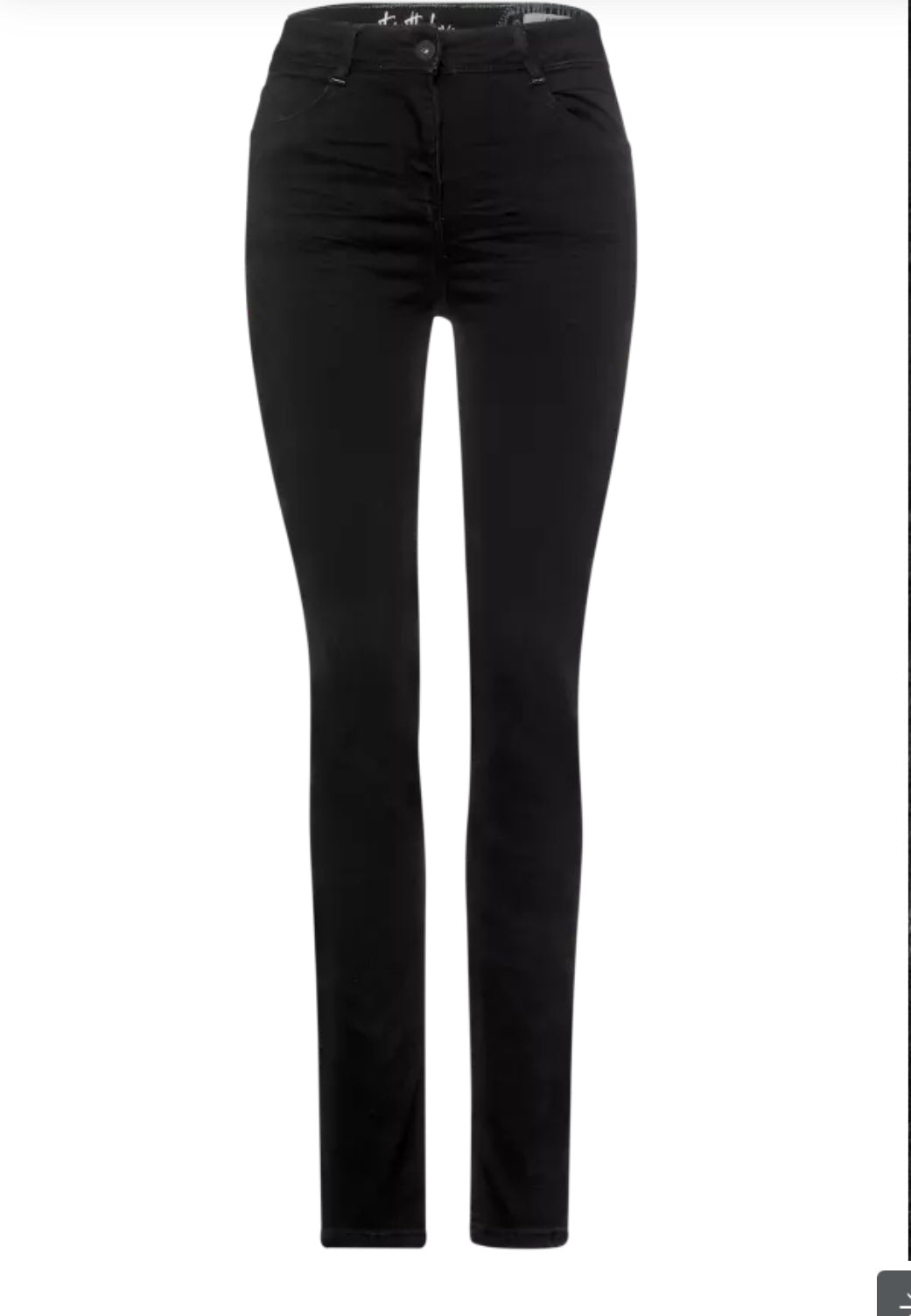 Black Toronto Jeans Reg/Long by Cecil 375281