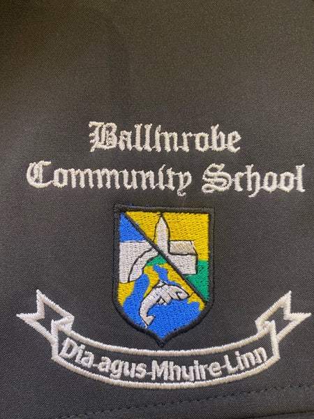 Ballinrobe Comm School Black Jumper crested