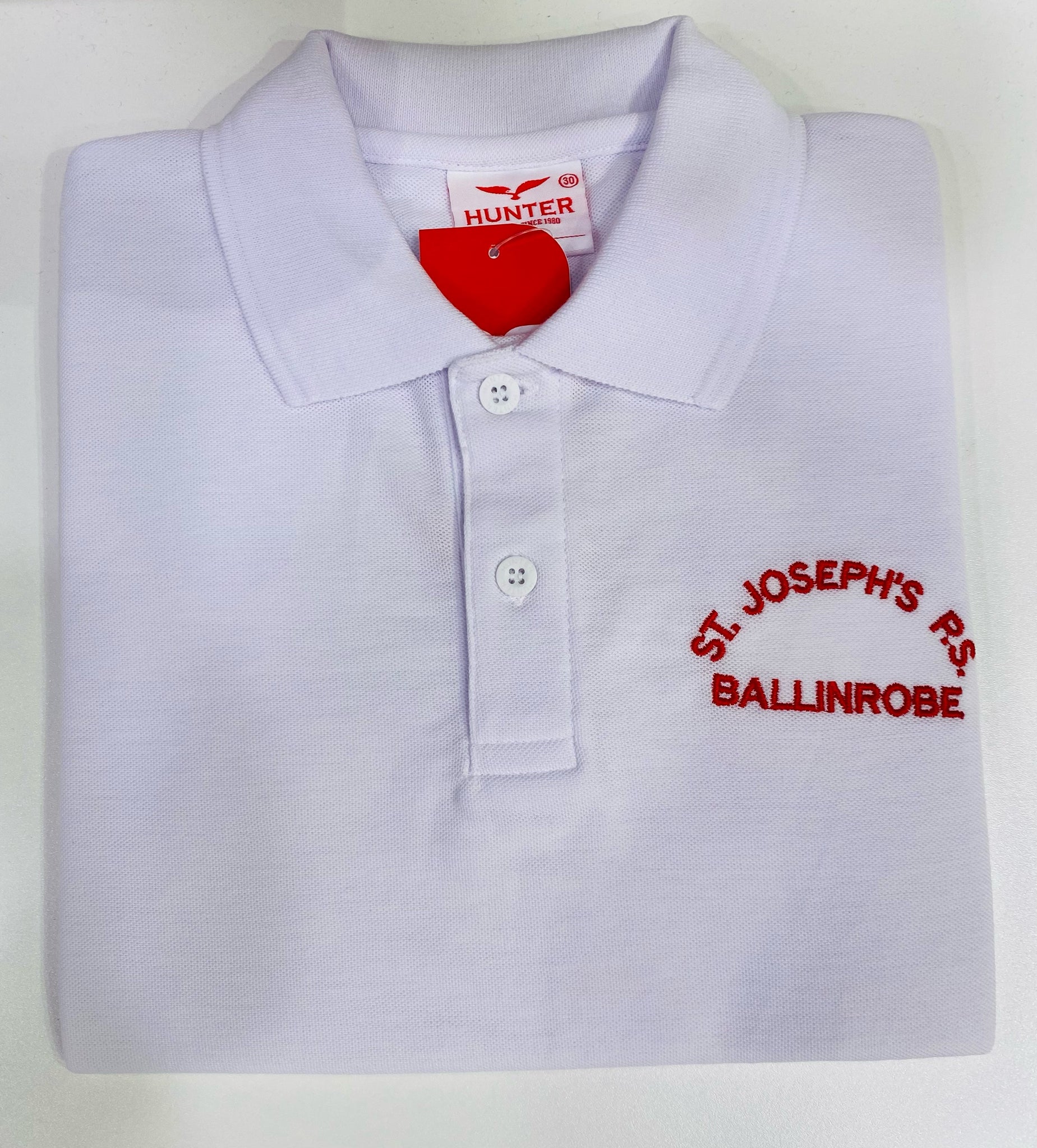 St Josephs PS Ballinrobe Crested short sleeve polo shirt